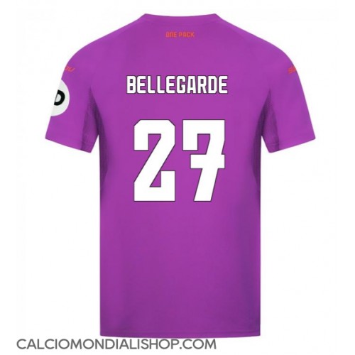 Maglie da calcio Wolves Jean-Ricner Bellegarde #27 Terza Maglia 2024-25 Manica Corta